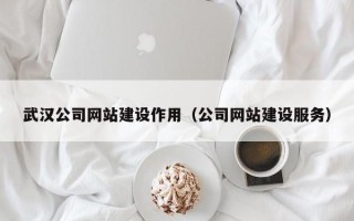 武汉公司网站建设作用（公司网站建设服务）