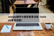 uniapp制作小程序登录注册（uniapp登录流程）