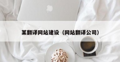 某翻译网站建设（网站翻译公司）